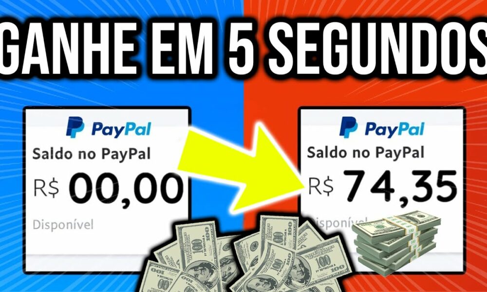 ADEUS TIKTOK ESSE APLICATIVO PAGA $74 NO PAYPAL EM 5 SEGUNDOS DE GRAÇA/ Ganhar Dinheiro na Internet