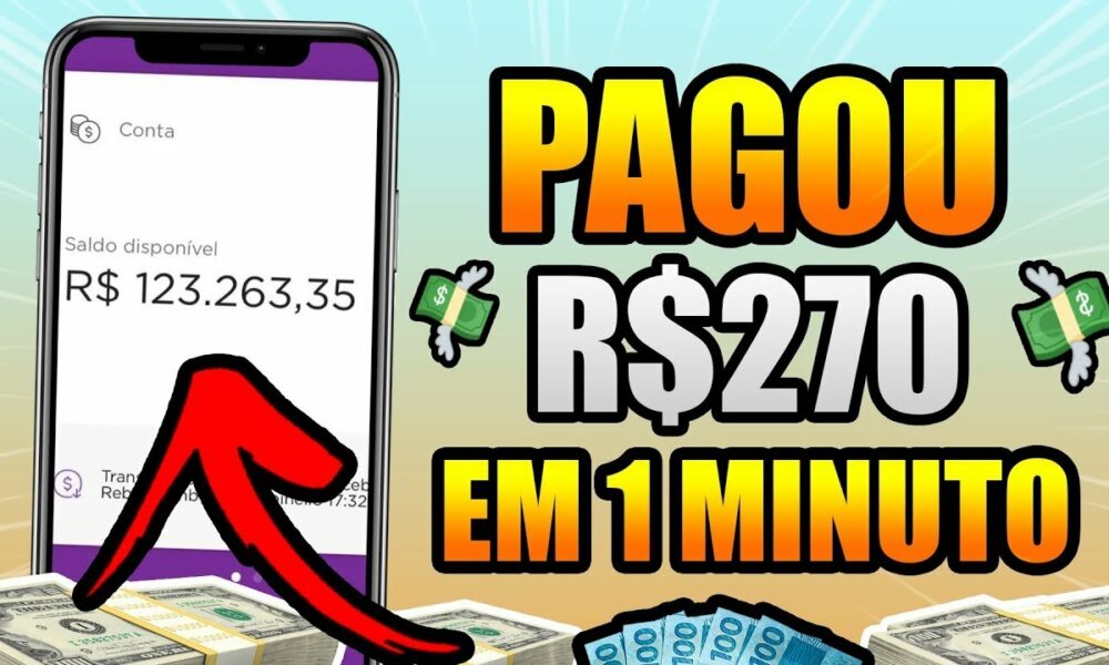 APLICATIVO PARA GANHAR DINHEIRO PAGOU R$200 EM 1 MINUTO😱MELHOR APP PARA GANHAR DINHEIRO NA INTERNET