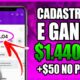 APP PAGA $1.440,00 NO PIX +$50,00 no CADASTRO/CADASTRE E GANHE - Como Ganhar Dinheiro na Internet