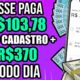 APP PARA GANHAR DINHEIRO PAGA R$200 NO CADASTRO + R$370,20 TODO DIA🤑Como Ganhar Dinheiro na Internet