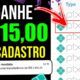 [Adeus Kwai] GANHE R$15,00 NO CADASTRO + R$60,00 TODO DIA VIA PIX - APLICATIVO PARA GANHAR DINHEIRO