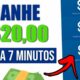 🔥CADASTRE E GANHE $20,00 A CADA 7 MINUTOS [Prova de Pagamento] Como Ganhar Dinheiro na Internet