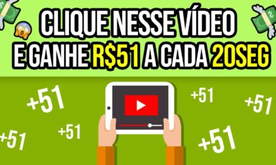 CLIQUE NESSE VÍDEO E GANHE R$51,16 a cada 20 segundos de GRAÇA/Como Ganhar Dinheiro Rápido no Paypal