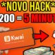 💥COMO GANHAR R$200 REAIS no KWAI em 5 MINUTOS SEM convidar NINGUÉM! 🤑 Como Ganhar Dinheiro no Kwai