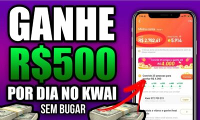 Como Ganhar R$500 Reais POR DIA no KWAI [USANDO esse BUG] 😱 Como Ganhar Dinheiro no Kwai