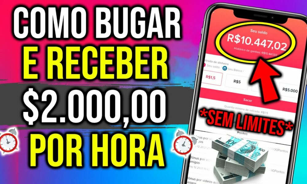 😨ESSE BUG DO TIKTOK FAZ VOCÊ GANHAR $2.000,00 POR HORA *SEM PARAR*🤑 Como Ganhar Dinheiro no TikTok