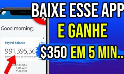 Esse APLICATIVO PAGA $350 em APENAS 5 MINUTOS no PAYPAL - Como Ganhar Dinheiro no Paypal