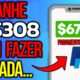 Esse NOVO APLICATIVO PAGA $308,48 de GRAÇA *SEM FAZER NADA* - Ganhar Dinheiro no Paypal