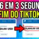 [FIM DO TIKTOK] NOVO APP PARA GANHAR DINHEIRO na INTERNET PAGA R$906,00 REAIS EM MENOS DE 3 SEGUNDOS