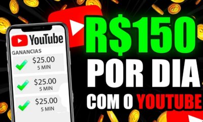 GANHE 150 REAIS POR DIA COM O YOUTUBE DE GRAÇA - como ganhar dinheiro assistindo vídeo no youtube