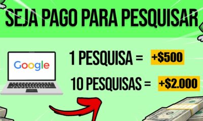 GANHE $3.000 Pesquisando no Google ($200 por pesquisa) +PROVA - Como Ganhar Dinheiro no Paypal