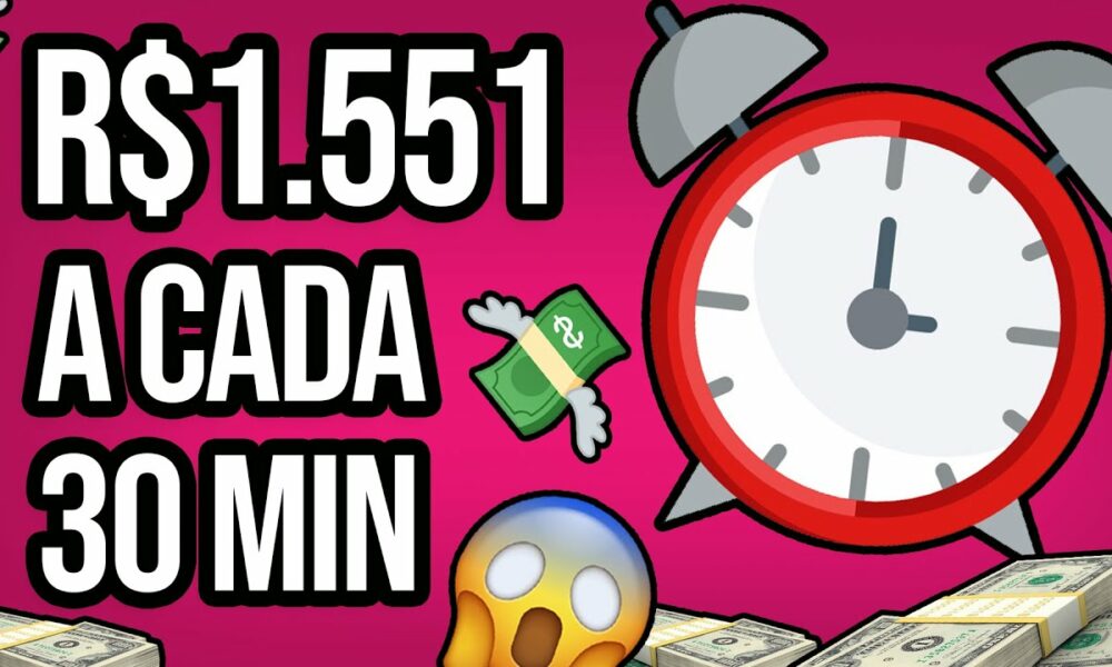 GANHE DINHEIRO RÁPIDO A CADA 30 minutos GRATUITAMENTE R$1.551 Como Ganhar Dinheiro na Internet