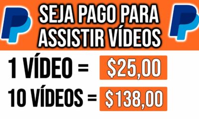 GANHE R$138,00 no PAYPAL para cada Vídeo Assistido [Prova de Pagamento] Como Ganhar Dinheiro Online