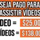 GANHE R$138,00 no PAYPAL para cada Vídeo Assistido [Prova de Pagamento] Como Ganhar Dinheiro Online