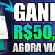 GANHE R$50 AGORA VIA PIX 🥳BAIXOU GANHOU/aplicativos que dão dinheiro de verdade/como ganhar dinheiro