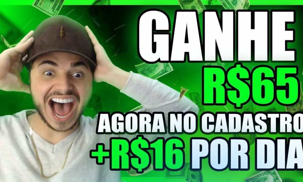 GANHE R$65 NO CADASTRO E SAQUE NA HORA - APP PAGANDO NO CADASTRO/ Como Ganhar Dinheiro na Internet