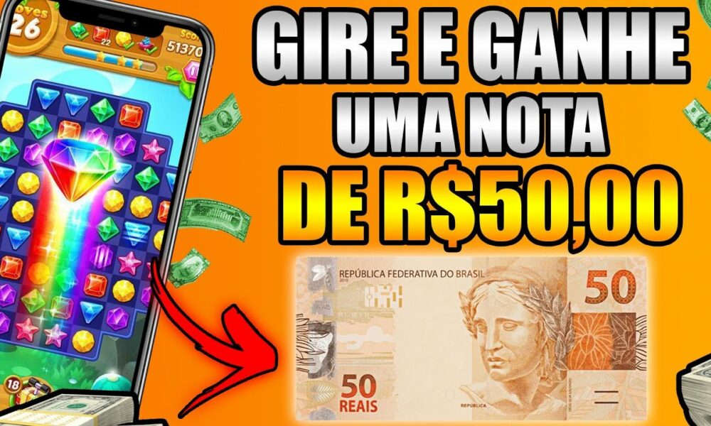 GIRE a ROLETA e GANHE uma NOTA de R$50,00 nesse APP [Prova que Paga] APLICATIVO PARA GANHAR DINHEIRO