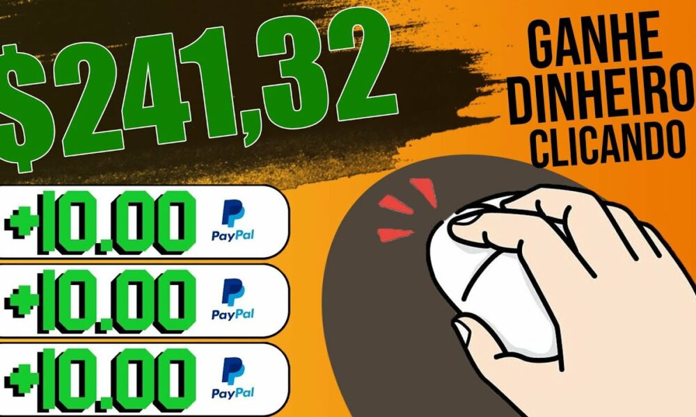 Ganhe $241.32 A CADA 10 SEGUNDOS CLICANDO (Funciona 100% + Prova) Ganhar Dinheiro Online