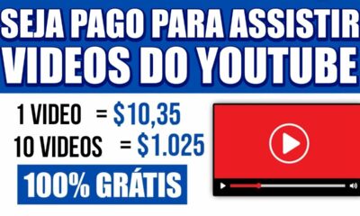 Ganhe $34,59 Para Cada Vídeo Assistido [10 Vídeos = $700]ganhar dinheiro assistindo vídeo no youtube