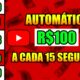 Ganhe ATÉ R$100,46 A CADA 15 SEGUNDOS ASSISTINDO VÍDEOS e ANÚNCIOS (Como ganhar dinheiro online)