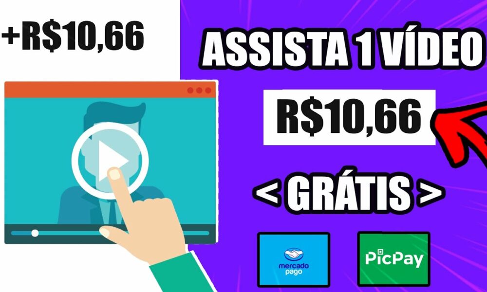 Ganhe R$10,66 REAIS DE GRAÇA A CADA VÍDEO QUE VOCÊ ASSISTIR NO YOUTUBE (Como ganhar dinheiro online)