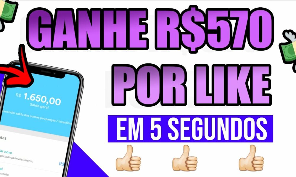 Ganhe R$570 A CADA 60 SEGUNDOS CURTINDO VÍDEOS DO YOUTUBE +PROVA - Como ganhar dinheiro online