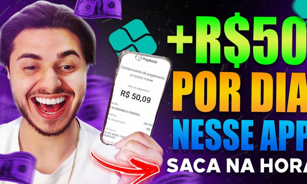 [LANÇOU] APLICATIVO PAGA R$50,00 POR DIA NO PIX SEM CONVIDAR NINGUÉM/Como Ganhar Dinheiro