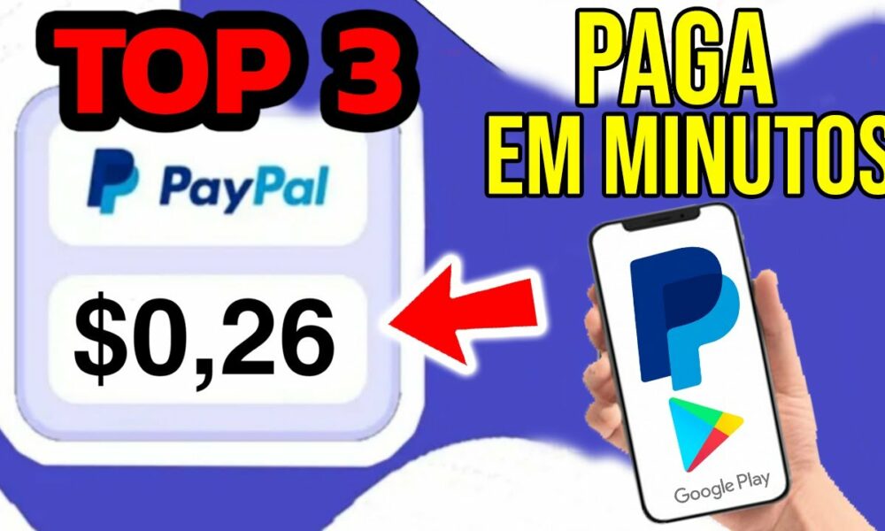 LANÇOU E JA TA PAGANDO! 4 Novos Apps Para Ganhar Dinheiro no Paypal - Ganhar Dinheiro na Internet