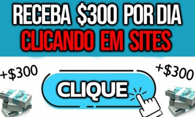 NOVO APP PARA GANHAR DINHEIRO PAGANDO $300 POR DIA para CLICAR EM SITES/ Ganhar Dinheiro na Internet