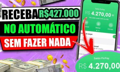 NOVO APP PARA GANHAR DINHEIRO PAGANDO R$427 no AUTOMÁTICO sem FAZER NADA/Ganhar Dinheiro na Internet