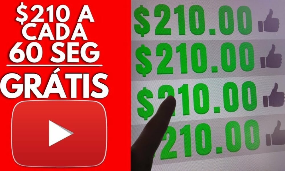 NOVO APP QUE GANHA DINHEIRO DE VERDADE PAGA R$207,28 POR HORA (Como ganhar dinheiro online)