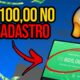 NOVO SITE PAGA R$100,00 REAIS de graça SÓ PARA SE CADASTRAR - Como Ganhar Dinheiro na Internet