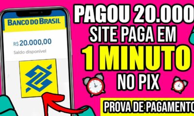 💲PAGOU R$20.000 ✅ SITE MILIONÁRIO PAGANDO EM 1 MINUTO NO PIX PARA CLICAR +PROVA/como ganhar dinheiro