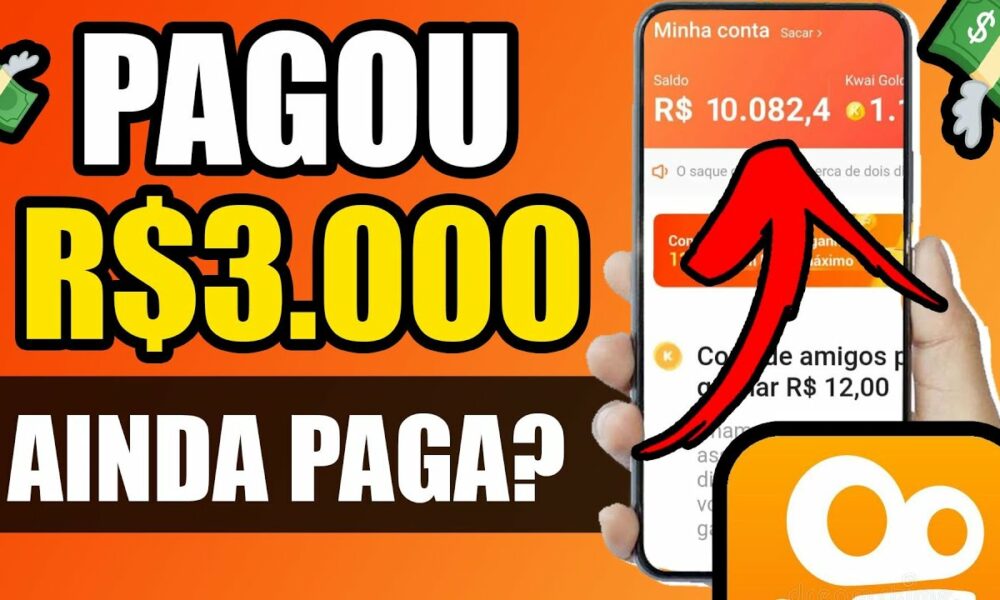 PAGOU R$3.000 NA HORA✅ KWAI AINDA DA DINHEIRO? (NOVO BUG BIZARRO) Como Ganhar Dinheiro no Kwai