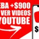 Receba $900+ assistindo a vídeos do YouTube (GRATUITO) Como ganhar dinheiro assistindo videos