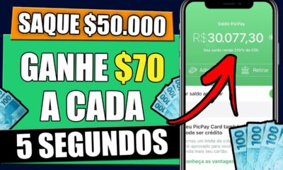 [SAQUE $5.000] Vazou um Site que está Pagando $70 a Cada 5 SEGUNDOS via PIX/Ganhar Dinheiro Online