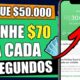 [SAQUE $5.000] Vazou um Site que está Pagando $70 a Cada 5 SEGUNDOS via PIX/Ganhar Dinheiro Online