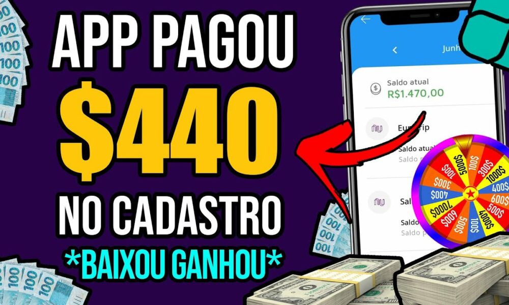 [URGENTE] APP PAGOU R$440 no CADASTRO VIA PIX (Baixou Ganhou) Como Ganhar Dinheiro na Internet