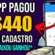 [URGENTE] APP PAGOU R$440 no CADASTRO VIA PIX (Baixou Ganhou) Como Ganhar Dinheiro na Internet