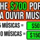 [VAZOU] ESSE APLICATIVO PAGA $700 DÓLARES PARA VOCÊ ESCUTAR MÚSICA/ Como Ganhar Dinheiro na Internet