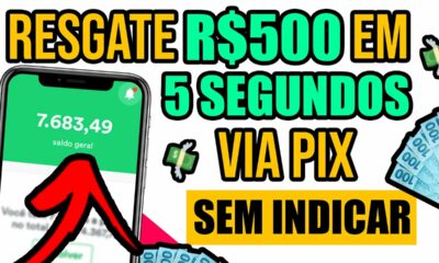 [VAZOU] GANHE R$500,00 EM 5 SEGUNDOS NO PIX DE GRAÇA SEM FAZER NADA🤑 Ganhar Dinheiro na Internet