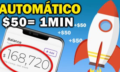 😱VAZOU MELHOR APP que PAGA $50 Reais em 1 MINUTO Automático (+PROVA) Ganhar Dinheiro na Internet