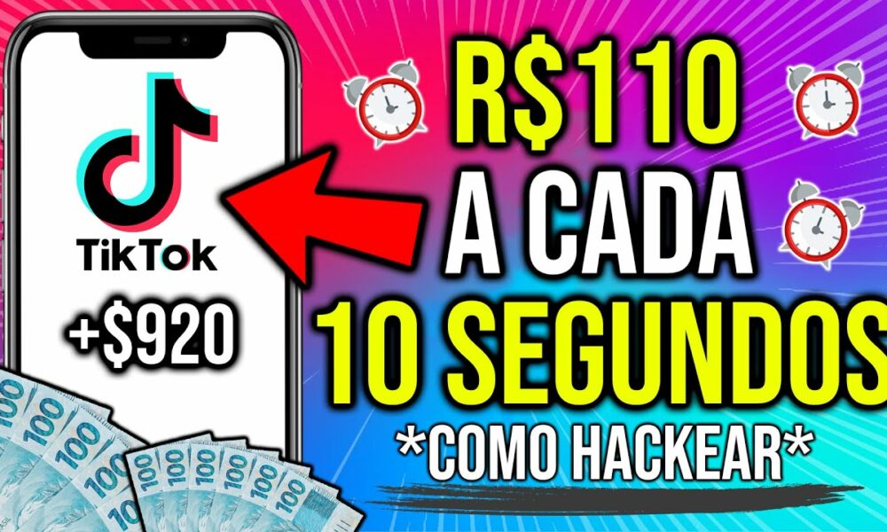 😨VAZOU UM BUG DO TIKTOK QUE FAZ VOCÊ GANHAR $110 em 10 SEGUNDOS 😱Como Ganhar Dinheiro no TikTok