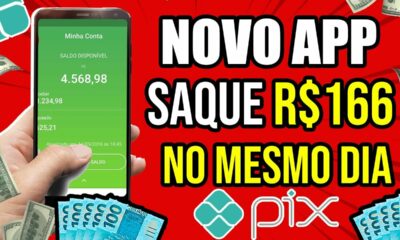 APP LANÇAMENTO PAGANDO NA HORA via PIX [SAQUE R$166] SEM INDICAR/Como Ganhar Dinheiro na Internet