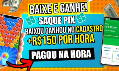 ✅😧BAIXE E GANHE! BAIXOU ESSE APP JÁ GANHA NO CADASTRO + R$150 POR HORA NO PIX/ como ganhar dinheiro