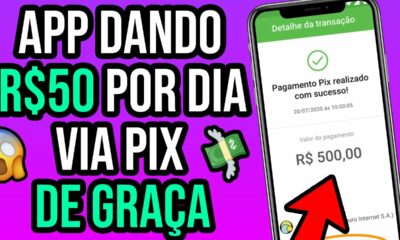 [BOMBA] APP DANDO R$50 POR DIA VIA PIX de GRAÇA!! (SEM CONVIDAR NINGUÉM) COMO GANHAR DINHEIRO ONLINE