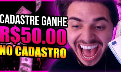 CADASTRE E GANHE R$50.00 NO CADASTRO/Aplicativo Pagando No Cadastro/Como Ganhar Dinheiro na Internet