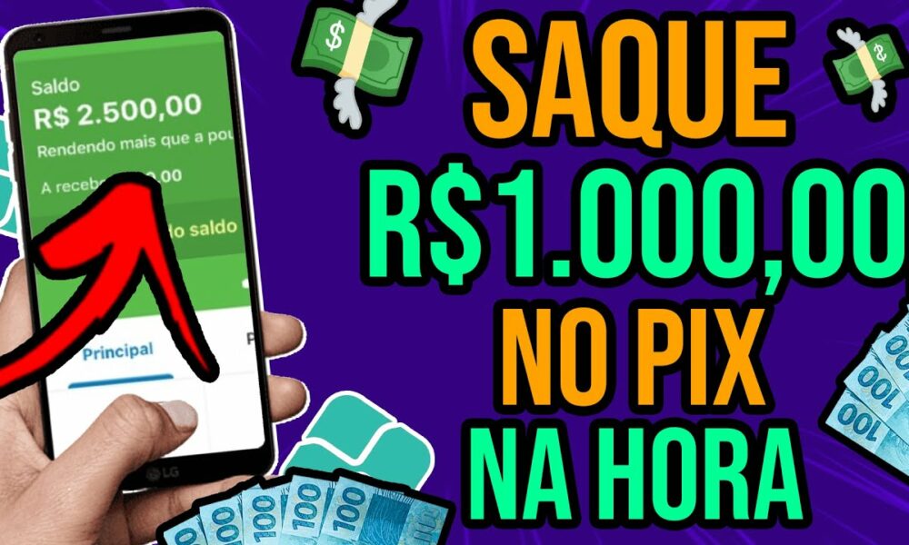 [CORRE] SAQUE R$1.000,00 REAIS NO PIX NA HORA SEM FAZER NADA (Como ganhar dinheiro online)