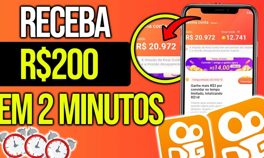 Como BUGAR o KWAI e RECEBER $200 em 2 Minutos SEM LIMITES (+PROVA) Como Ganhar Dinheiro no Kwai 2021