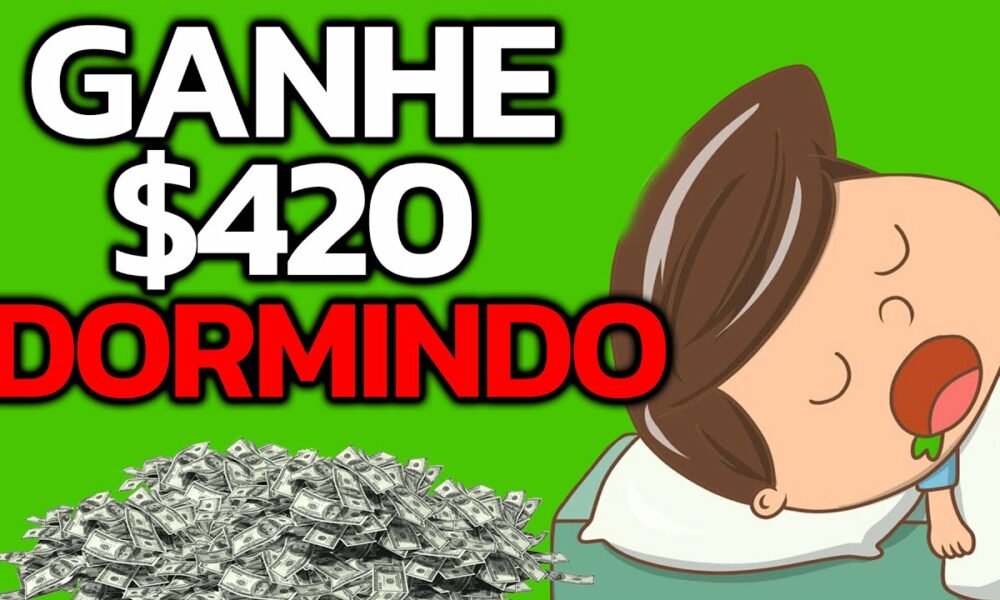 Como GANHAR DINHEIRO DORMINDO (Ganhe $420 em 8 Minutos) Ganhar Dinheiro na Internet